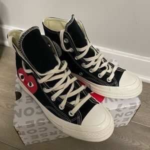 Like New: Comme Des Garçons Play x Converse Sneakers Size 7